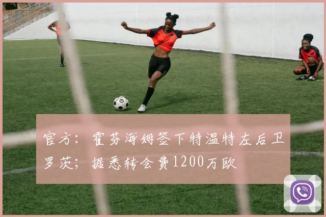 官方：霍芬海姆签下特温特左后卫罗茨；据悉转会费1200万欧